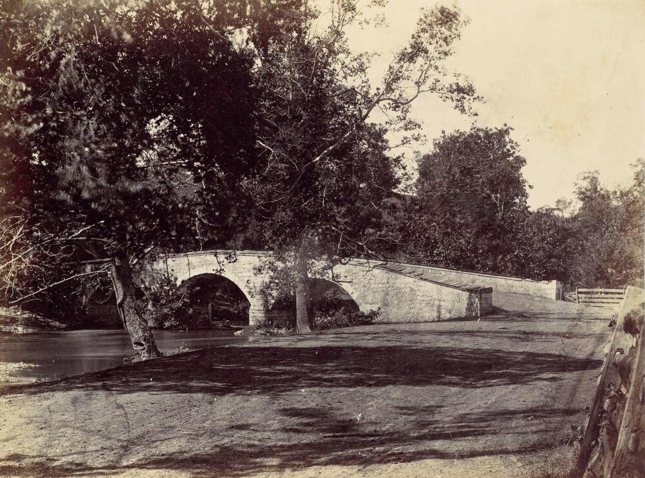 Burnside Bridge, über den Antietam, nahe Sharpsburg, Nr. 1 von Alexander Gardner