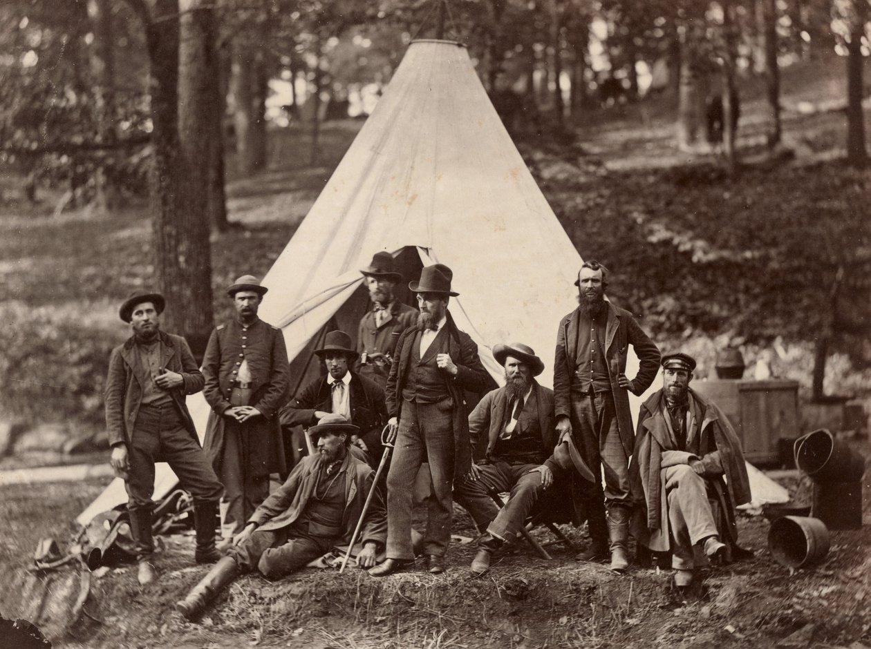 Gruppe von Führern für die Armee des Potomac von Alexander Gardner