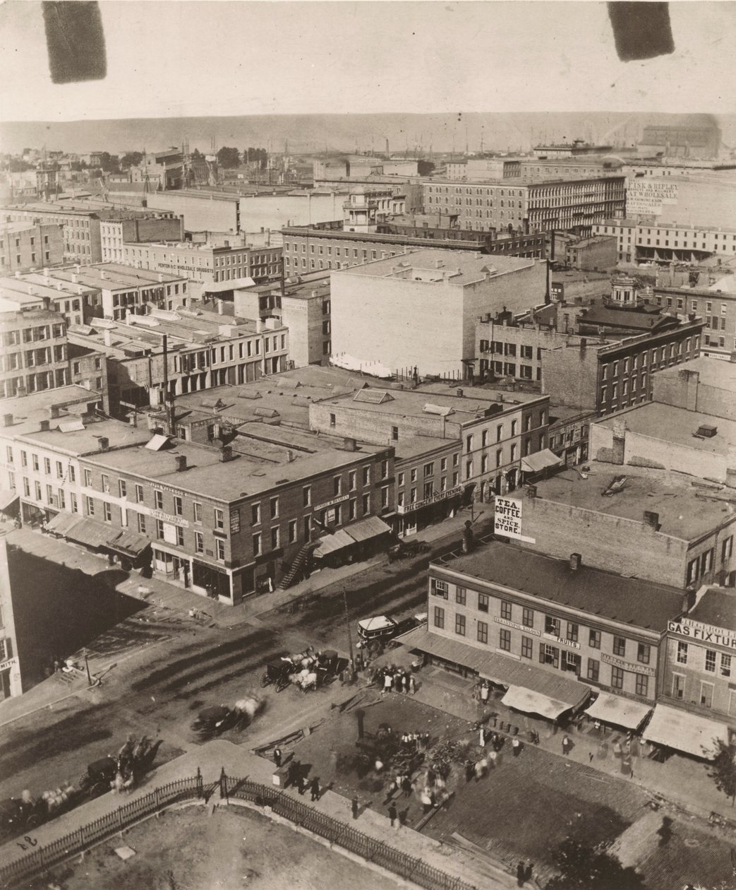 Blick nach Nordosten vom Kuppel des Gerichtsgebäudes in Chicago von Alexander Hesler