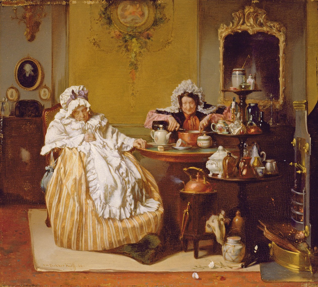High Tea, 1866 von Alexander Hugo Bakker Korff: Kunstdruck