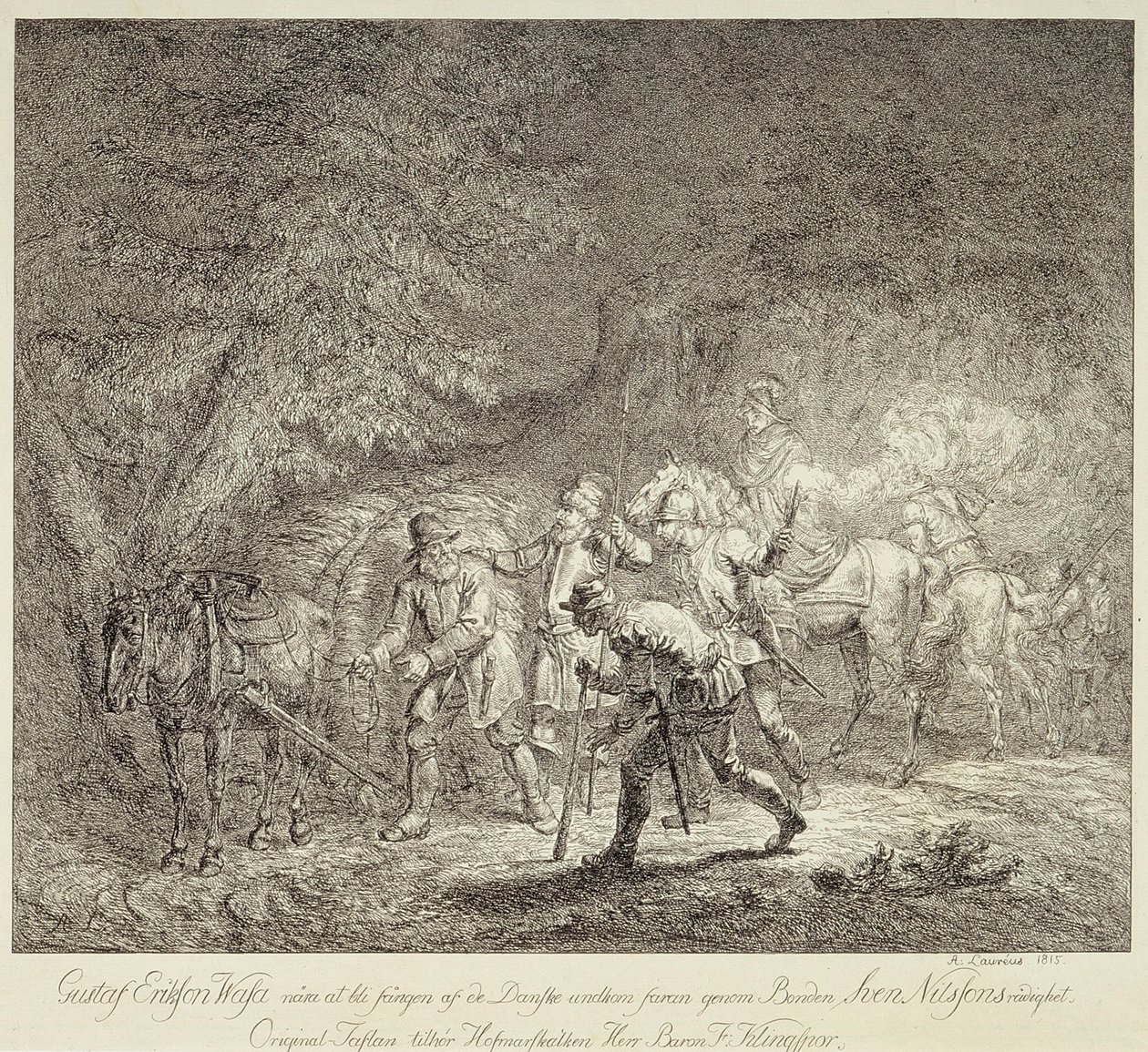 Gustav Wasa im Strohwagen von Alexander Lauréus
