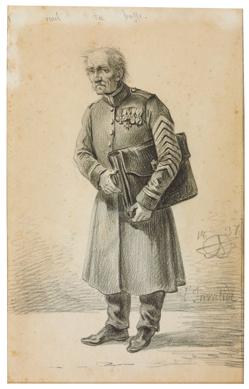 Ein Veteran der kaiserlichen russischen Armee, 1837 von Alexander Orlowski