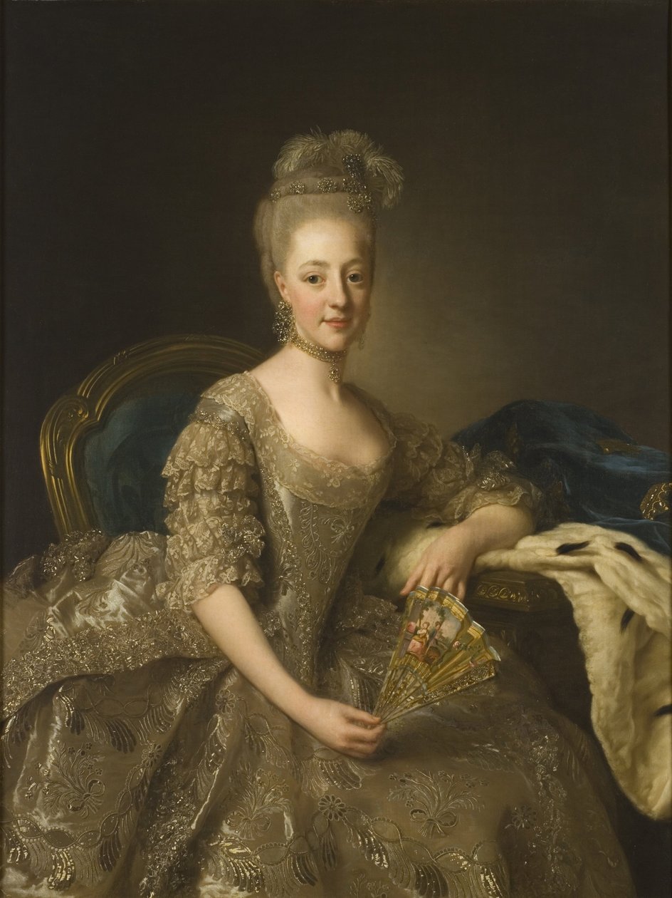 Hedvig Elisabet Charlotta (1759-1818), Prinzessin von Schweden, Herzogin von Södermanland, später Königin von Schweden und Norwegen von Alexander Roslin