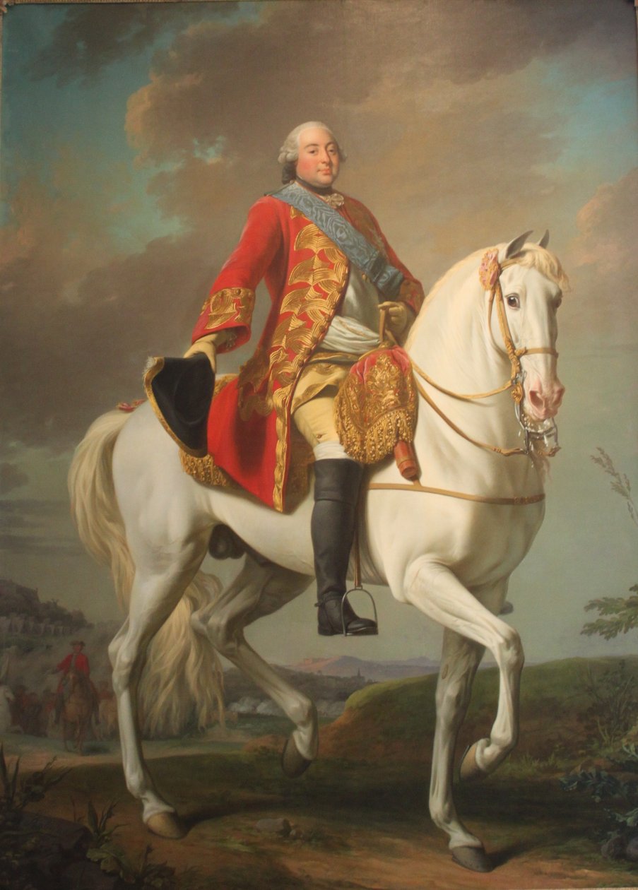 Louis-Philippe, Herzog von Orléans, grüßt seine Armee auf dem Schlachtfeld von Alexander Roslin