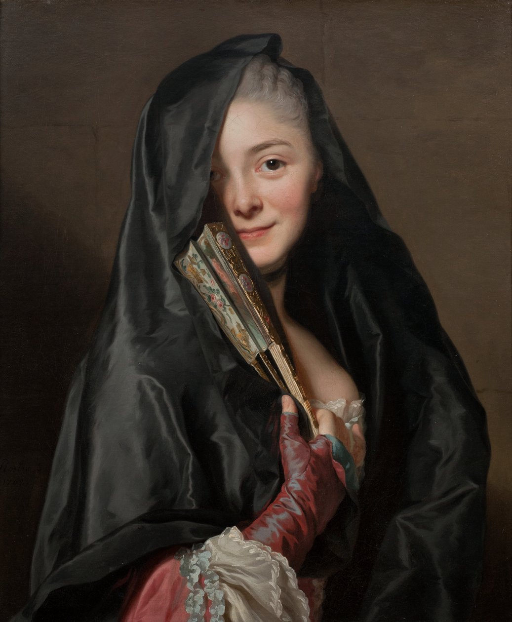 Die Dame mit dem Schleier. Die Frau des Künstlers Marie Suzanne Giroust von Alexander Roslin