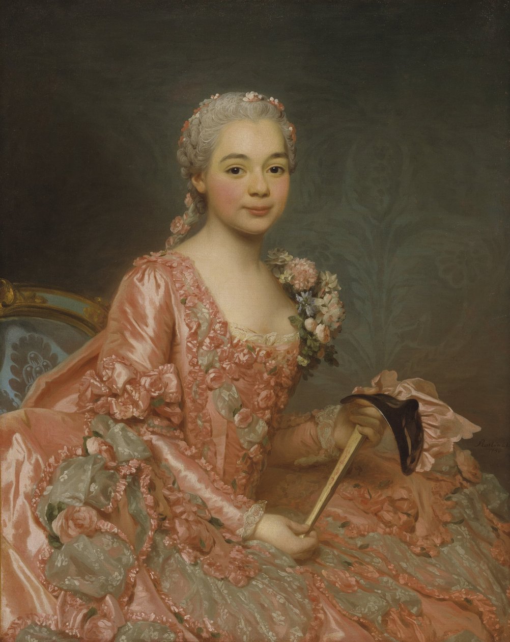 Unbekannte Dame, genannt Baroness de Neubourg-Cromière von Alexander Roslin