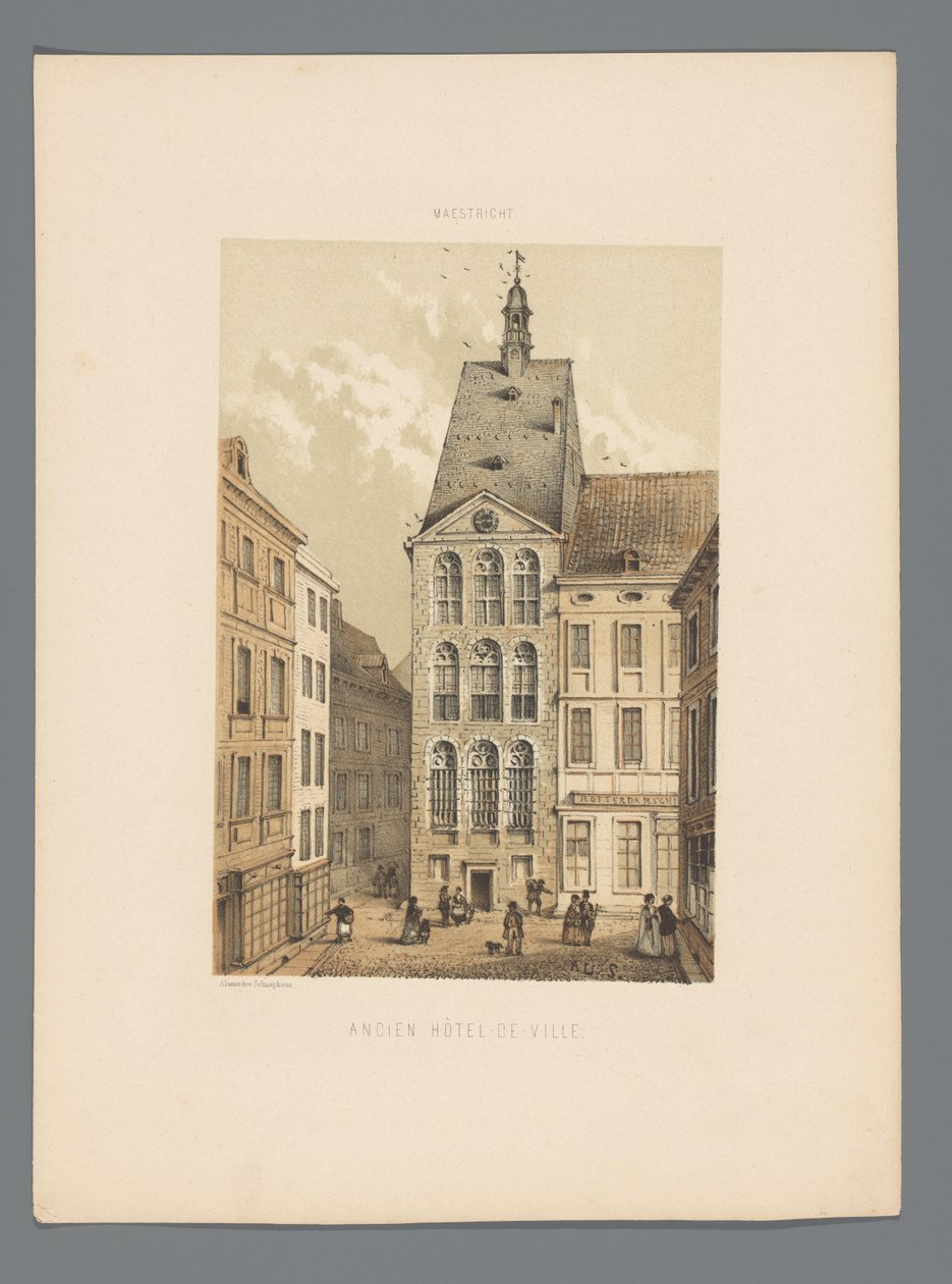 Altes Rathaus in Maastricht von Alexander Schaepkens