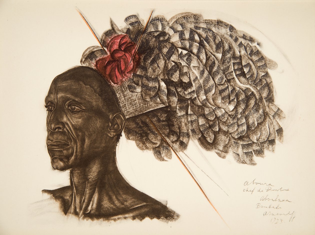 Aboura, Chef Ababoua (Bambili), aus Dessins et Peintures d