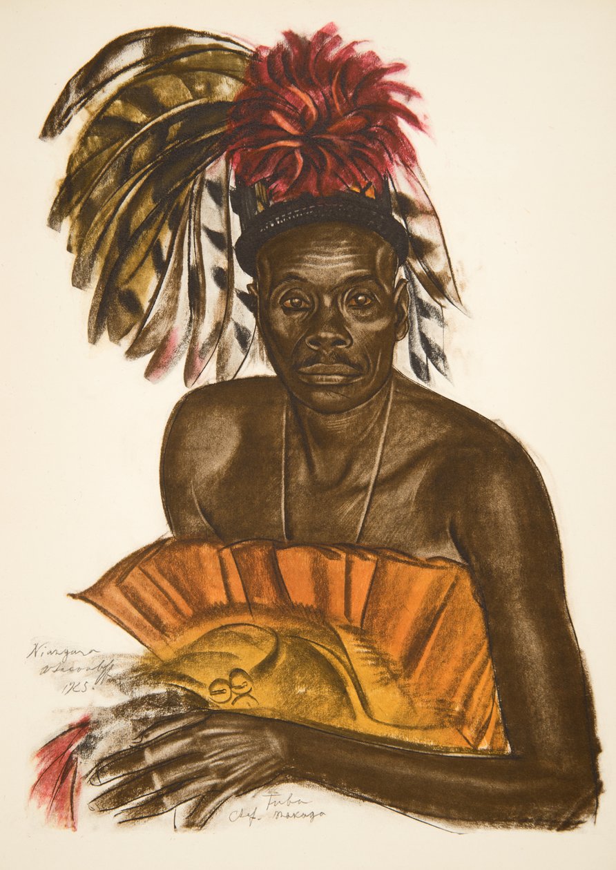 Tuba, Chef Matchaga (Niangara) (Haut Ouelle), aus Dessins et Peintures d