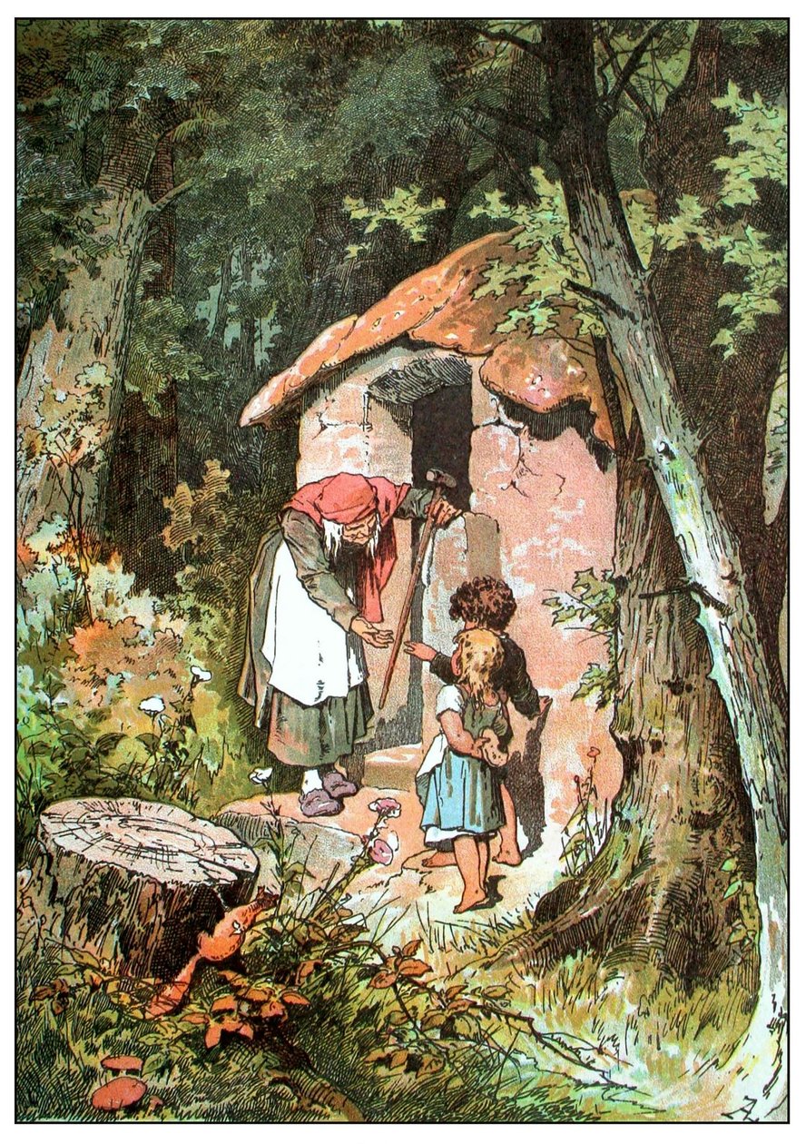 Illustration für Hänsel und Gretel von den Brüdern Grimm von Alexander Zick
