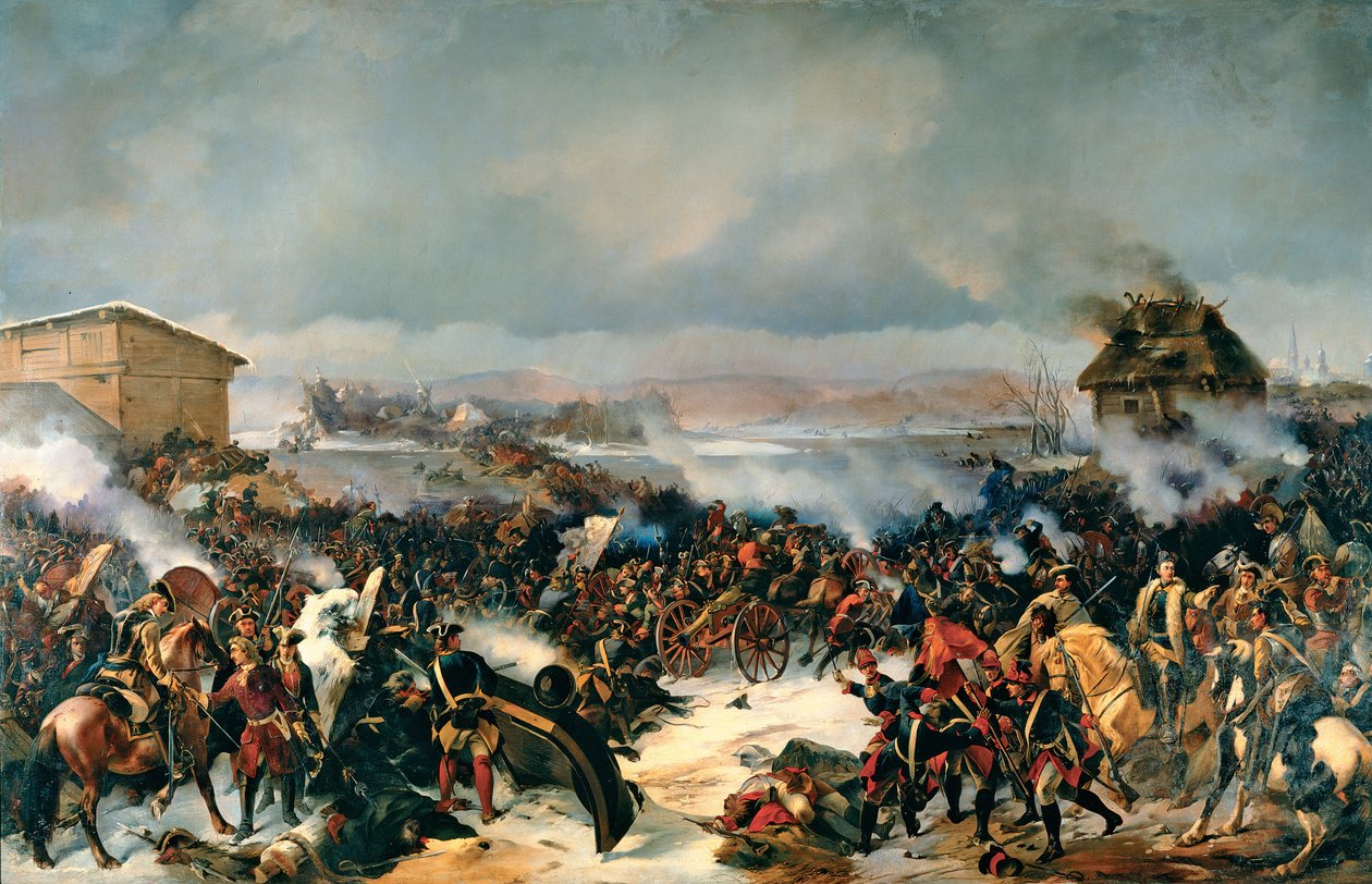 Die Schlacht von Narva am 19. November 1700 von Alexander von Kotzebue