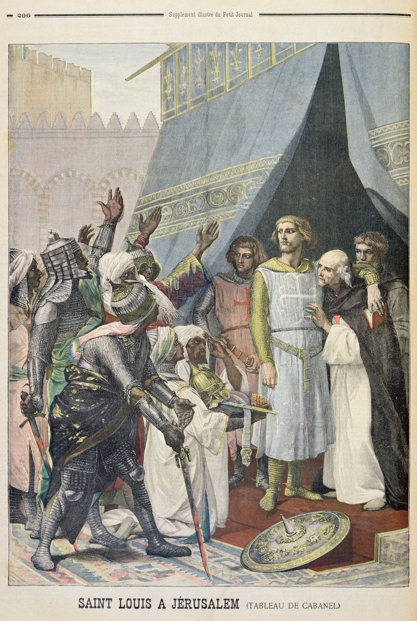St. Louis in Jerusalem, Illustration aus der illustrierten Beilage von Le Petit Journal, 11. September 1898 von Alexandre Cabanel