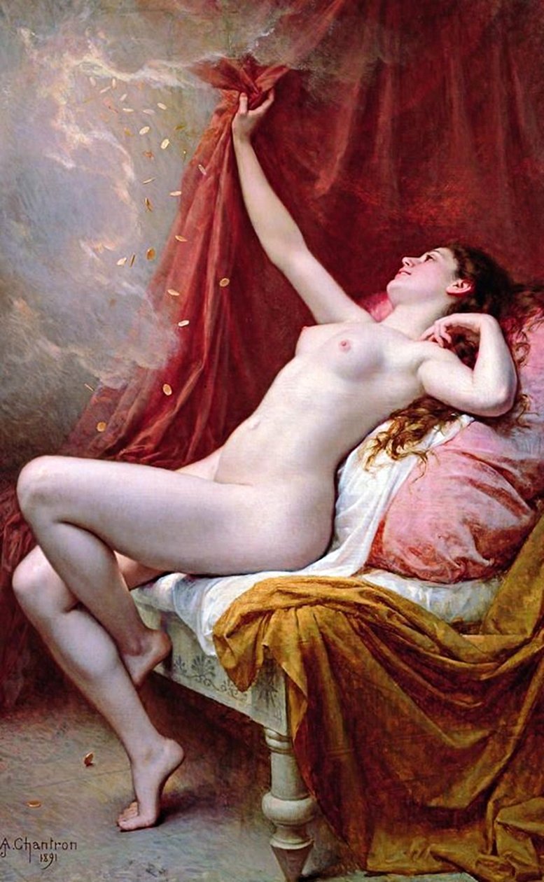 Danae von Alexandre-Jacques Chantron