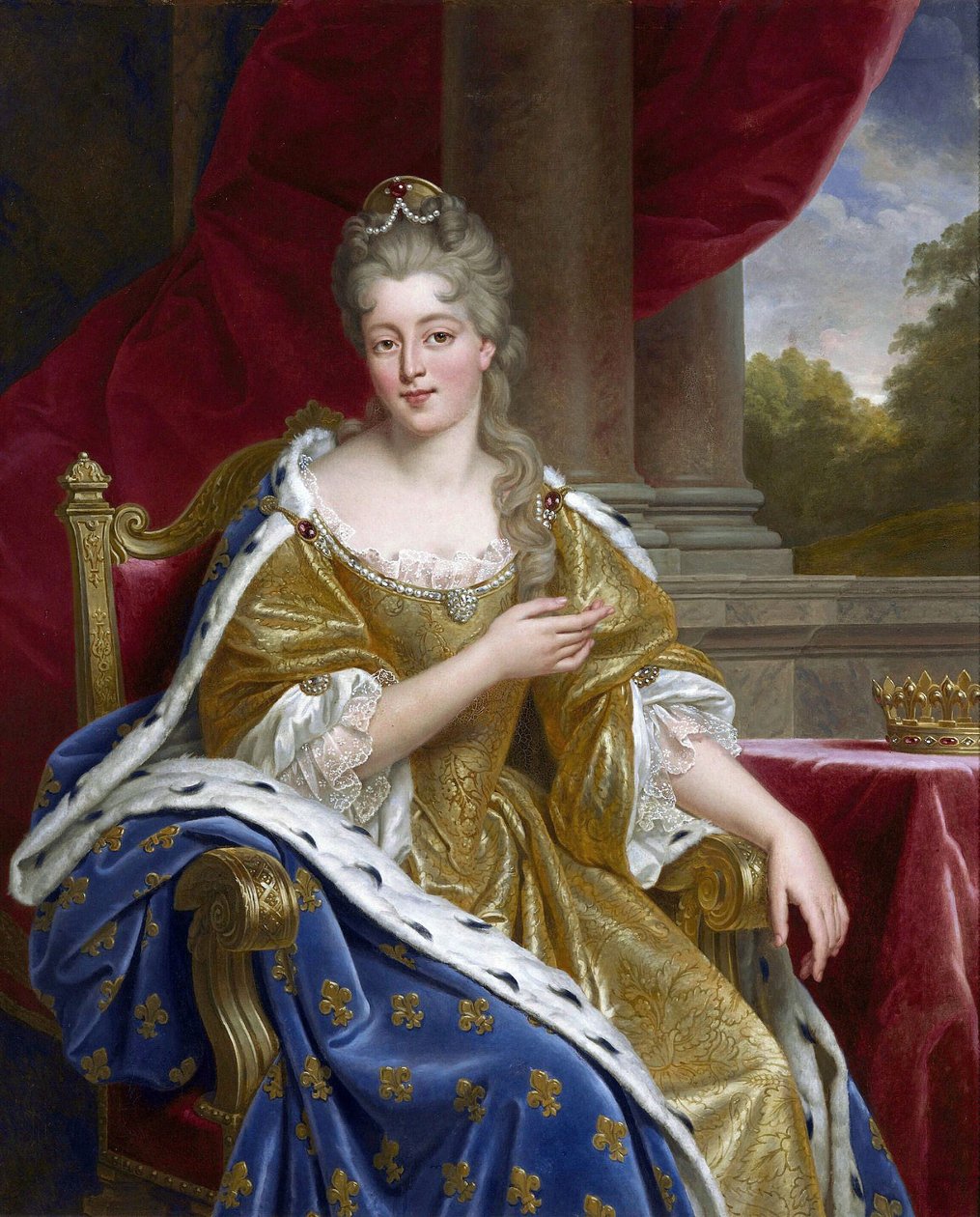 Françoise-Marie de Bourbon, Mademoiselle de Blois, Herzogin von Orléans von Alexandre Francois Caminade