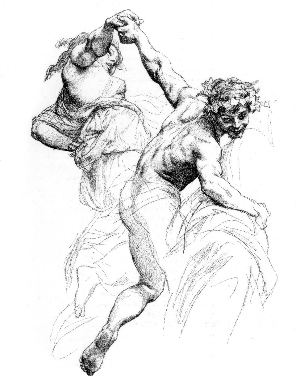 Studie für Der Triumph der Flora von Alexandre Cabanel