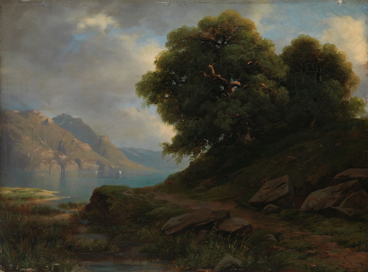 Alpine Landschaft von Alexandre Calame