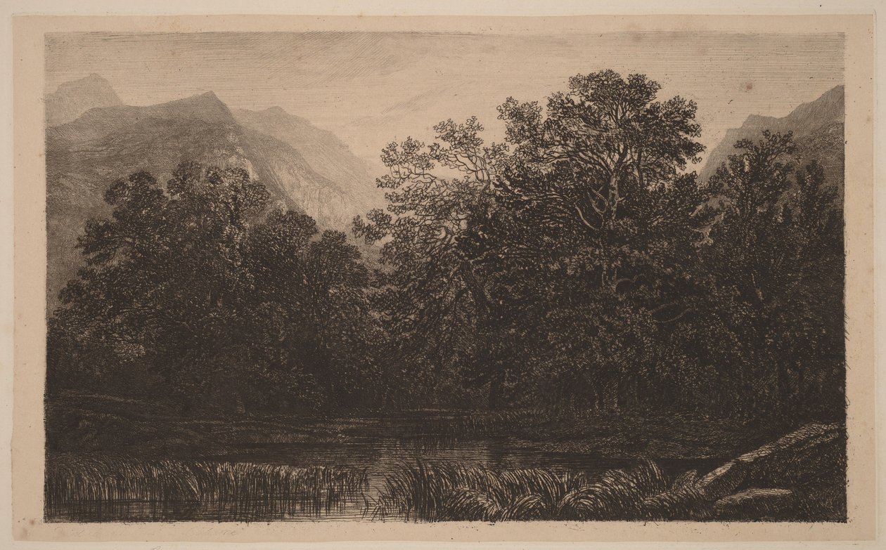 Bergteich von Alexandre Calame