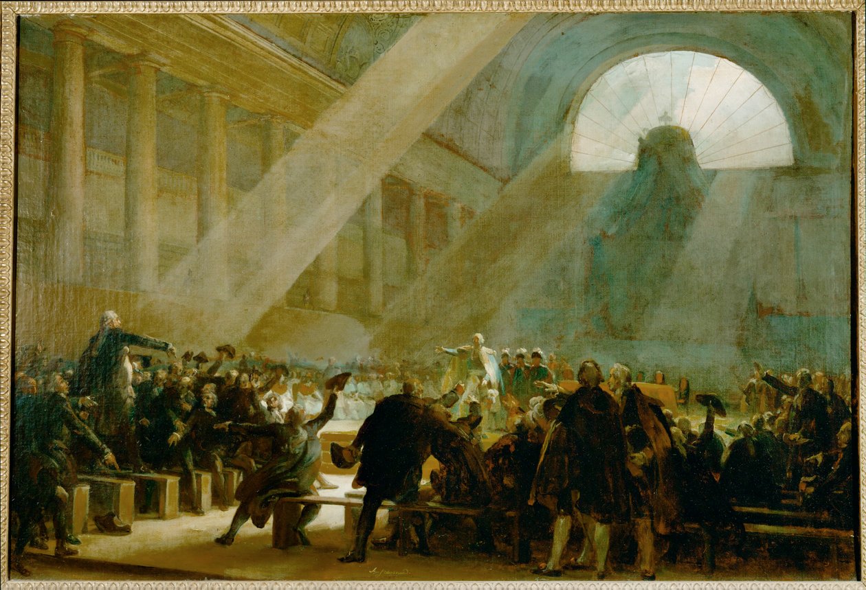 Der Schwur im Ballhaus von Alexandre Evariste Fragonard