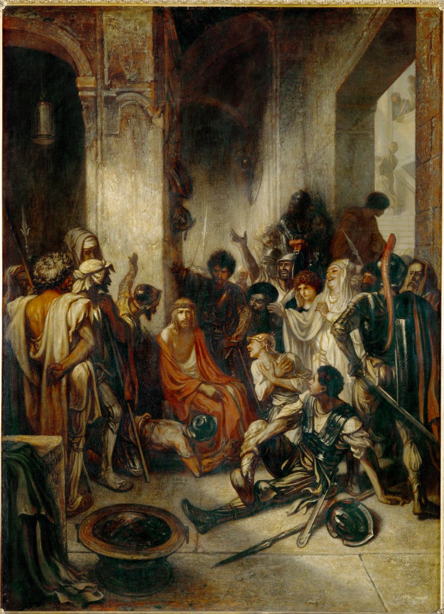Le Christ au prétoire von Alexandre Gabriel Decamps