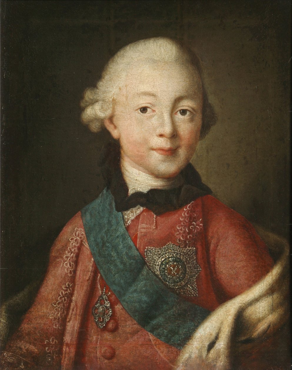 Porträt von Großherzog Pavel Petrovich 1754-1801 von Alexei Petrovich Antropov