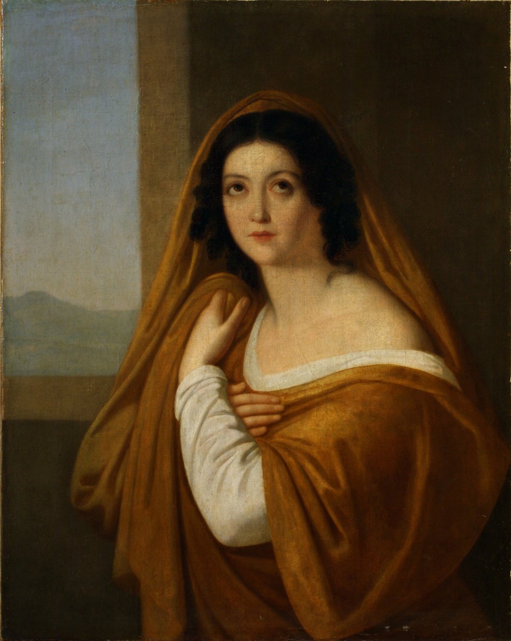 Porträt der Prinzessin Jewdokija Avdotja Iwanowna Golizyna, geb. Ismailowa 1794-1890, 1810er Jahre von Alexei Yegorovich Yegorov