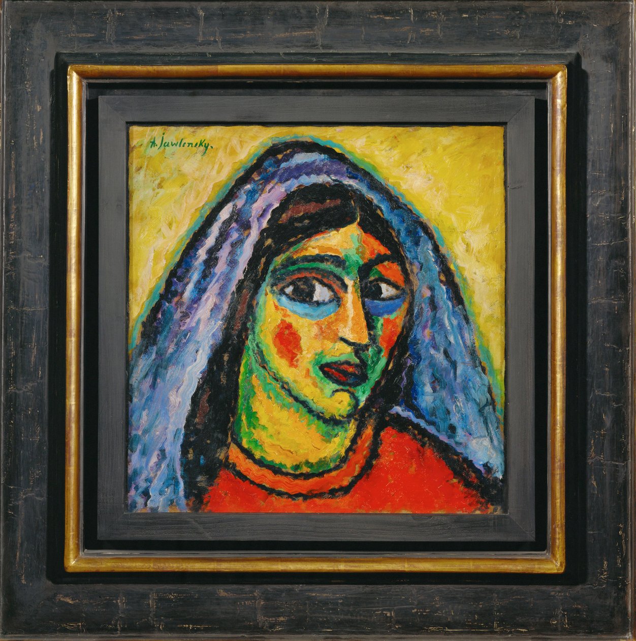 Manola mit einem violetten Schleier von Alexej von Jawlensky