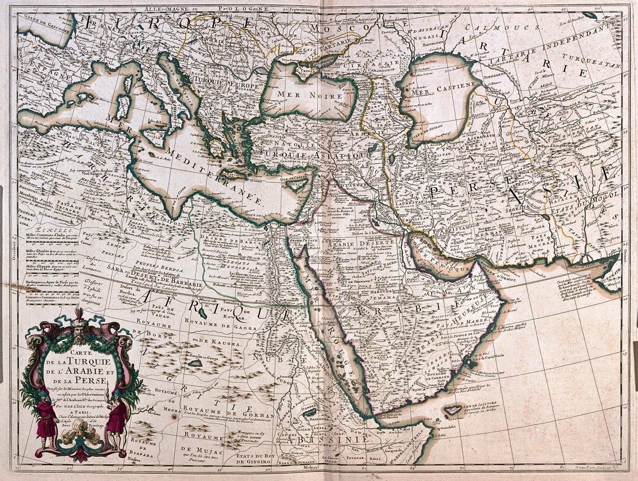Türkei - Arabien und Iran von Alexis Hubert Jaillot