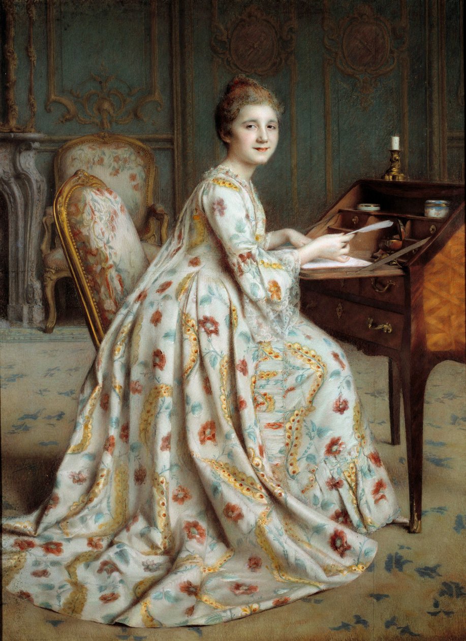 Porträt der Marquise Dubois Mouchet von Alexis Axilette
