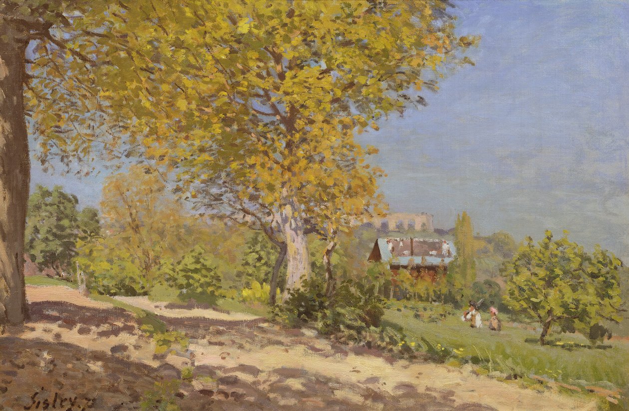 In der Nähe von Louveciennes, 1872 von Alfred Sisley