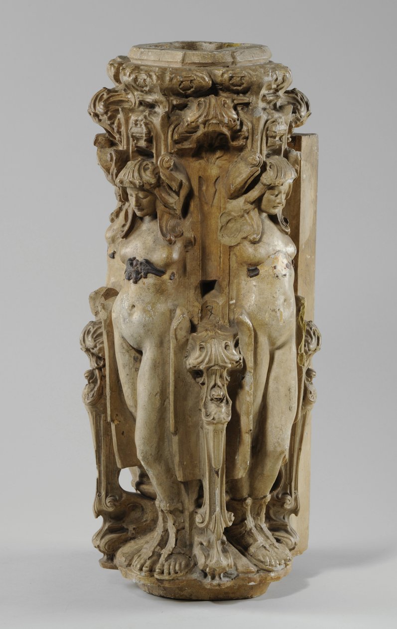 Eine von 9 Maquetten für den Sam Wilson Kamin, ca. 1908-14 (Gips & Schellack) von Alfred Gilbert