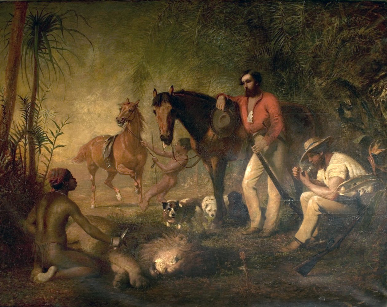 Nach der Löwenjagd von Alfred Hichens Corbould