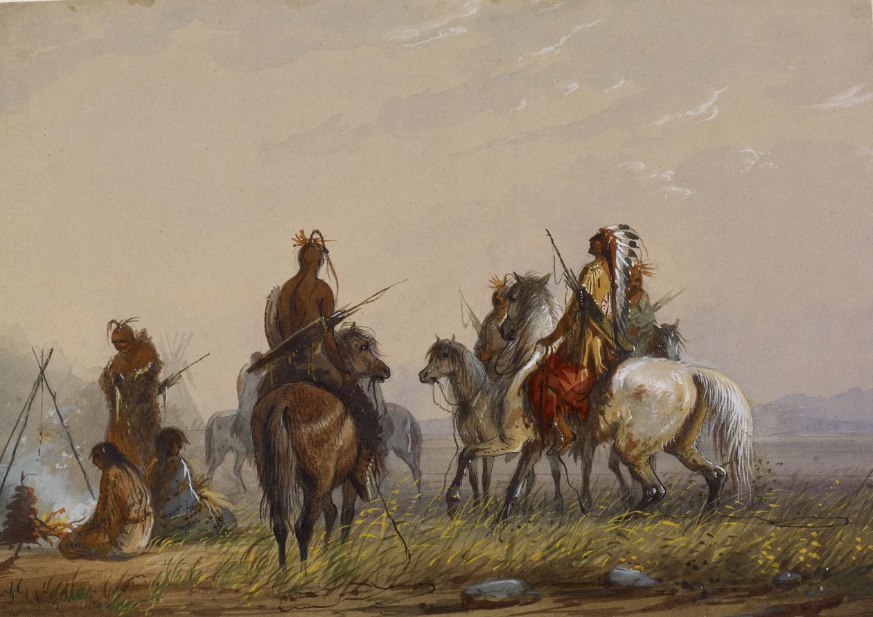 Expedition zur Ergreifung wilder Pferde - Sioux von Alfred Jacob Miller