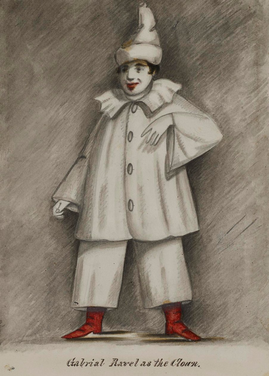 Gabriel Ravel als Clown von Alfred Jacob Miller