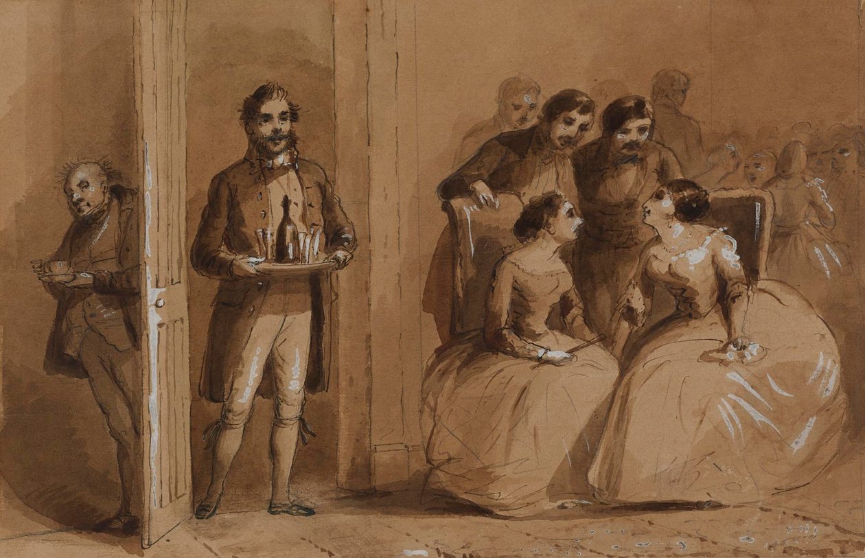 Szene aus "Little Dorritt" von Alfred Jacob Miller
