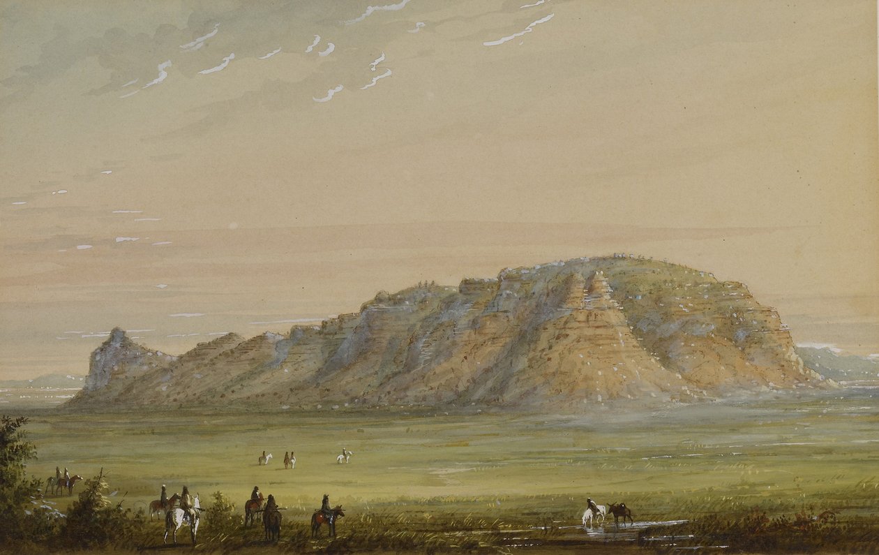 Scotts Bluffs von Alfred Jacob Miller