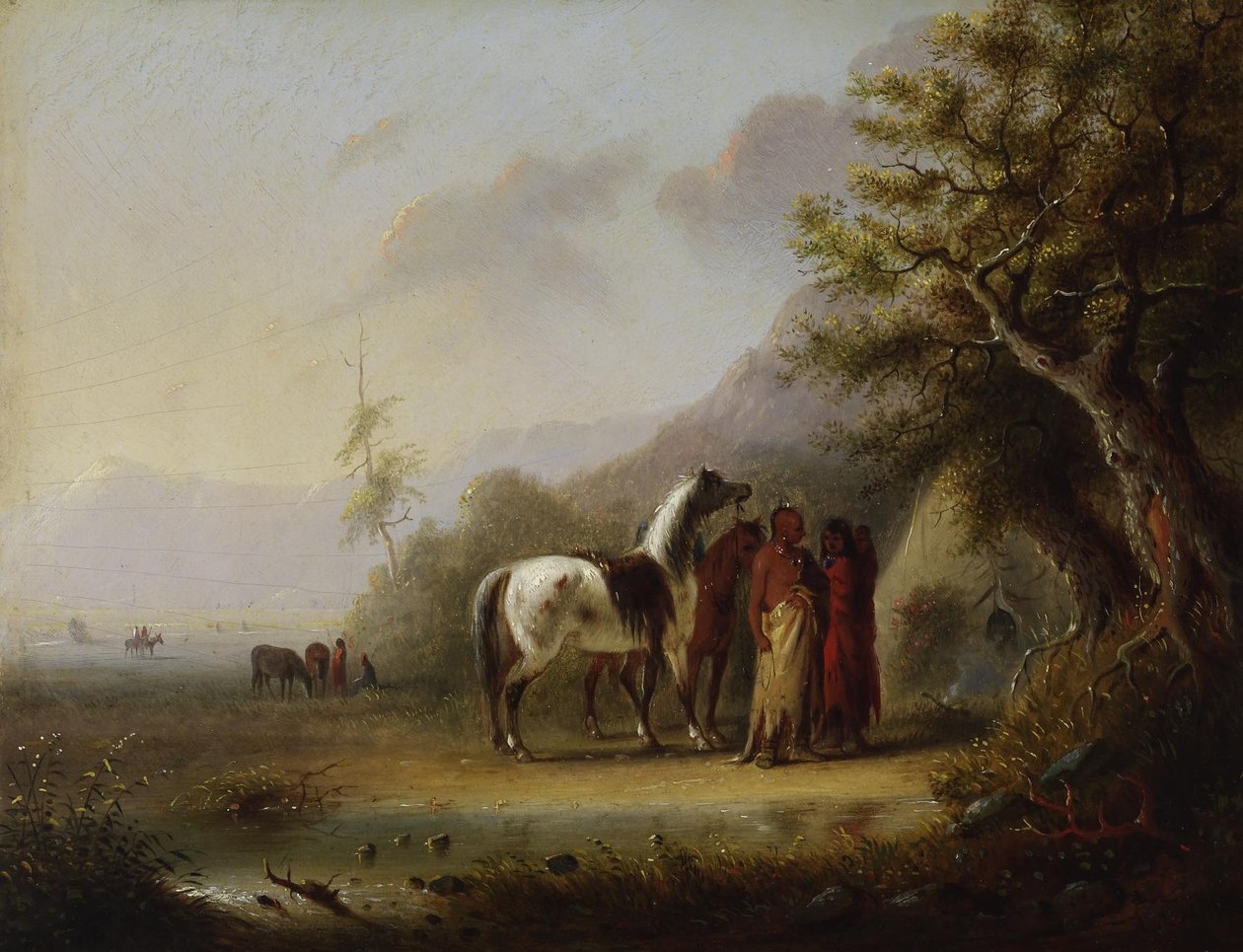 Sioux-Indianer in den Bergen von Alfred Jacob Miller