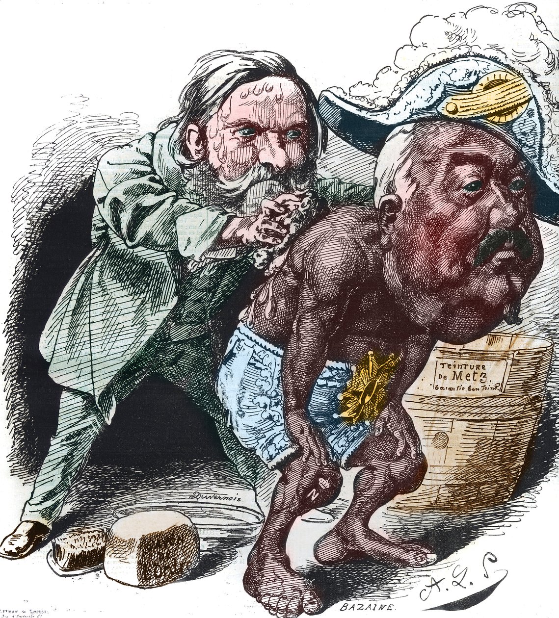 Clement Duvernois (1836-1879), ein französischer Politiker, versuchte François Achille Bazaine (François-Achille) zu rehabilitieren von Alfred Le Petit