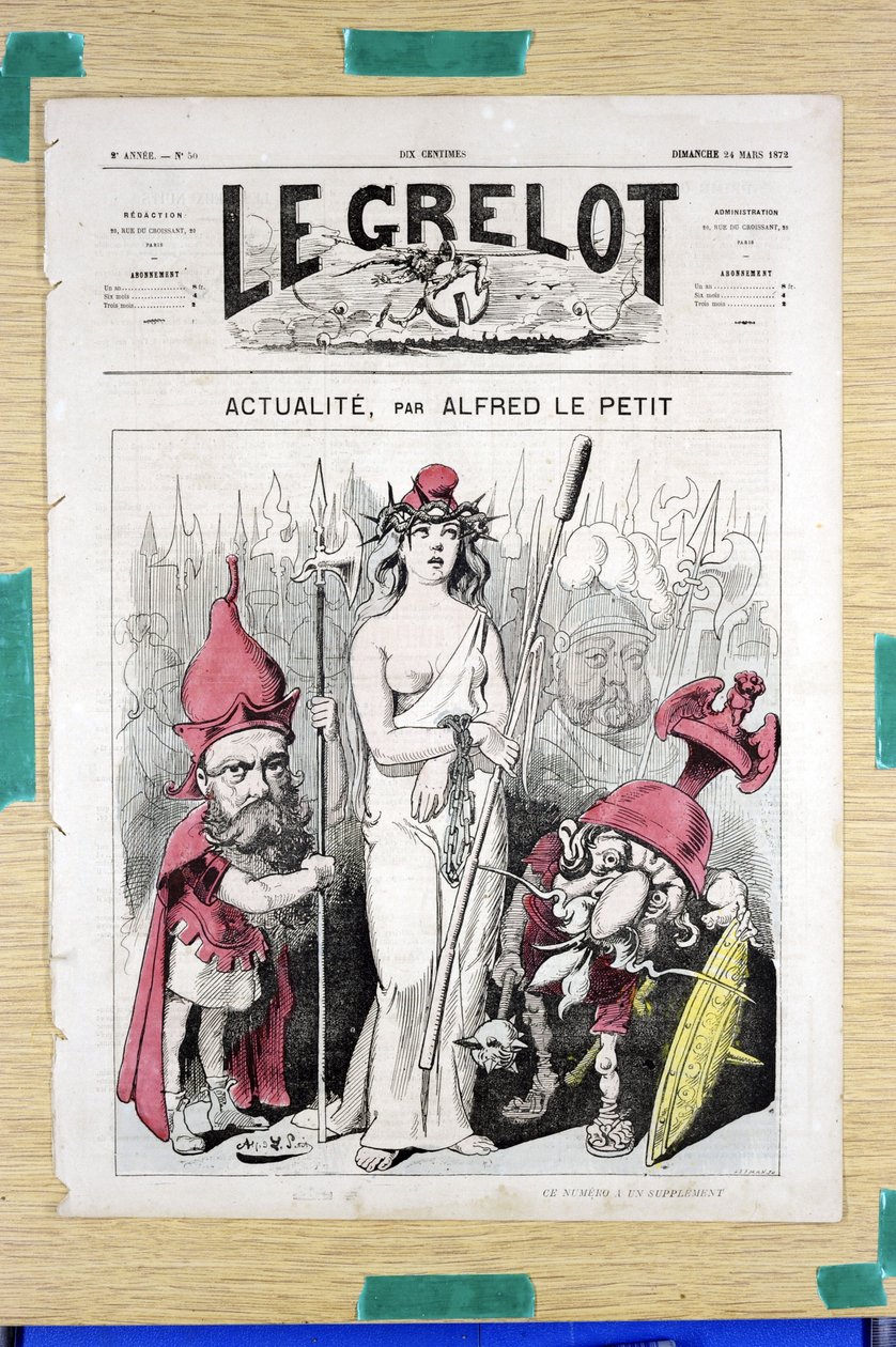 Cover von „Le Grelot“, Nummer 50, Satirique en Couleurs von Alfred Le Petit