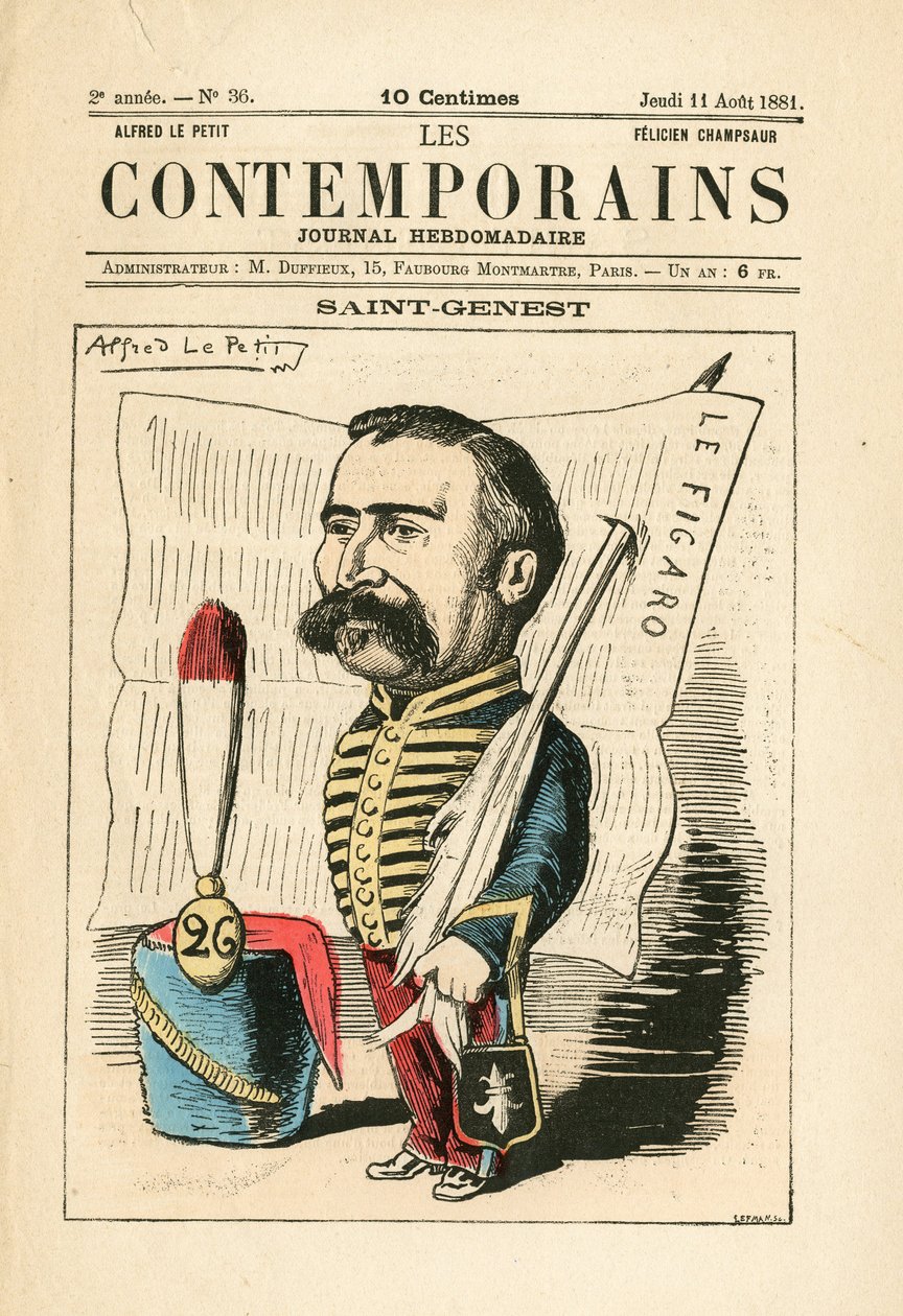 Cover der "Les Contemporains", Nummer 36 von Alfred Le Petit
