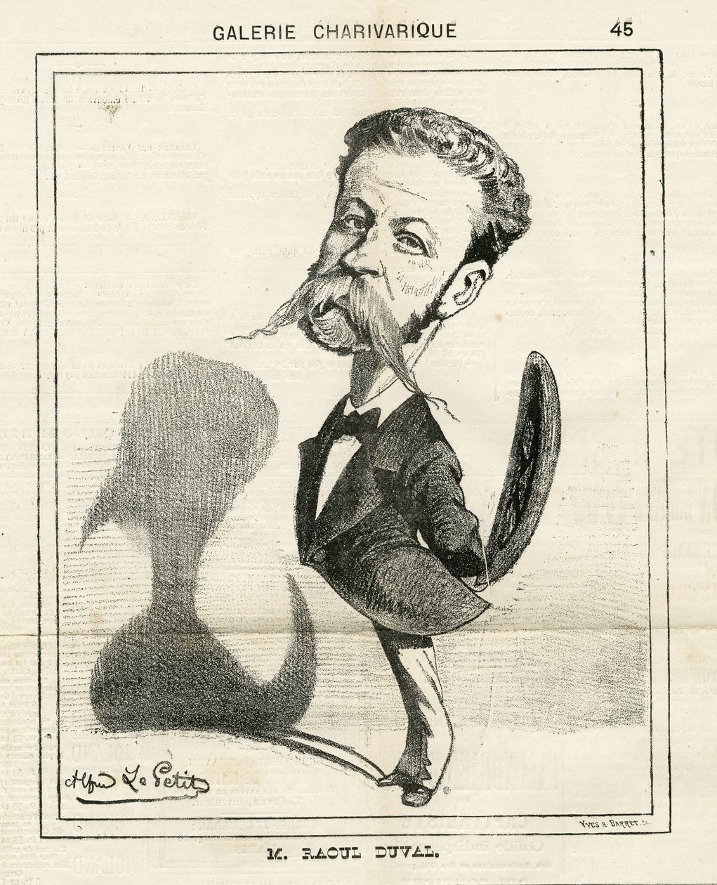 Illustration in Le Charivari von Alfred Le Petit