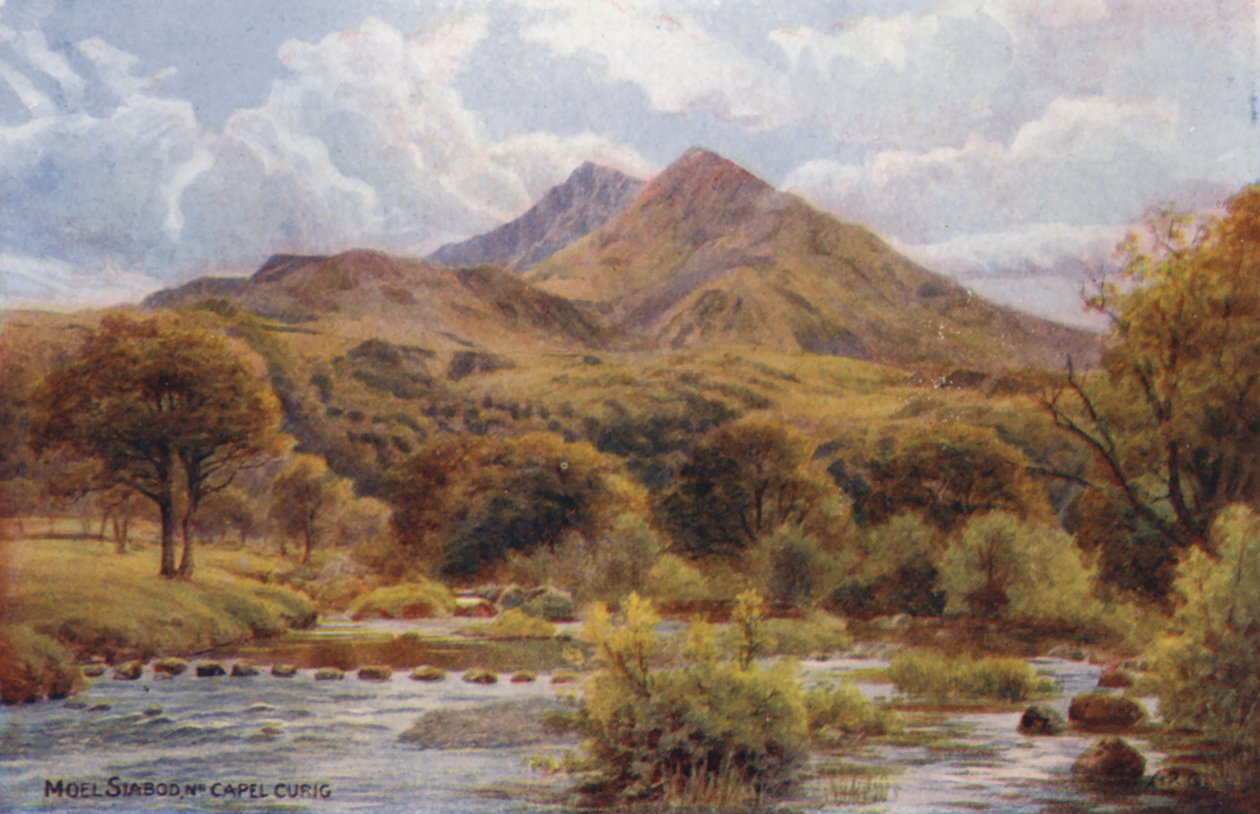 Moel Siabod, nahe Capel Curig von Alfred Robert Quinton