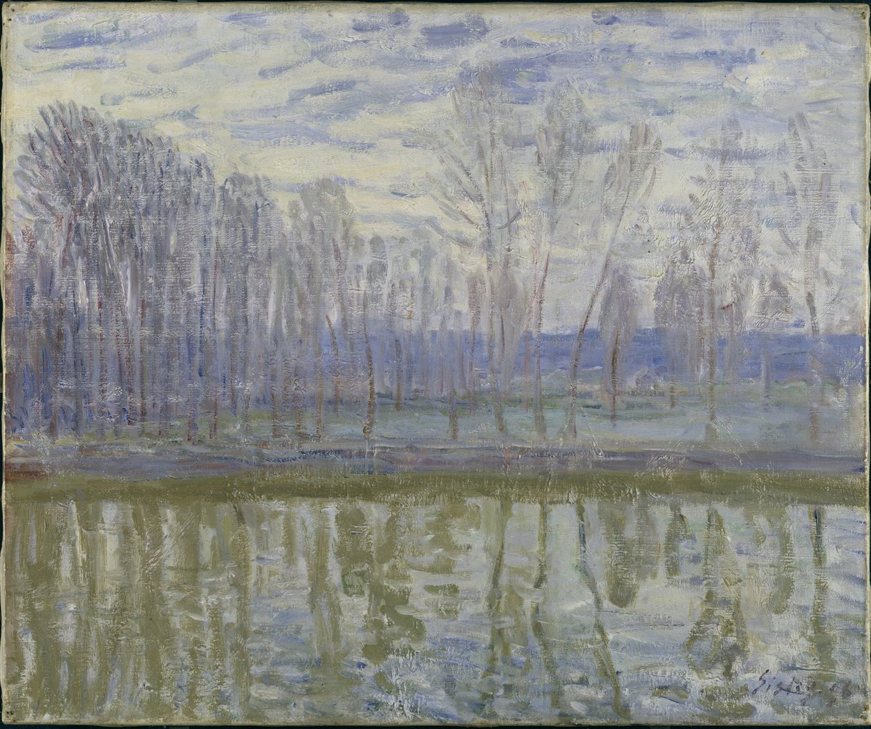 An den Ufern der Loing von Alfred Sisley