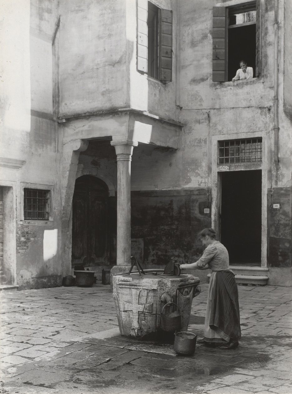 Ein venezianischer Brunnen von Alfred Stieglitz