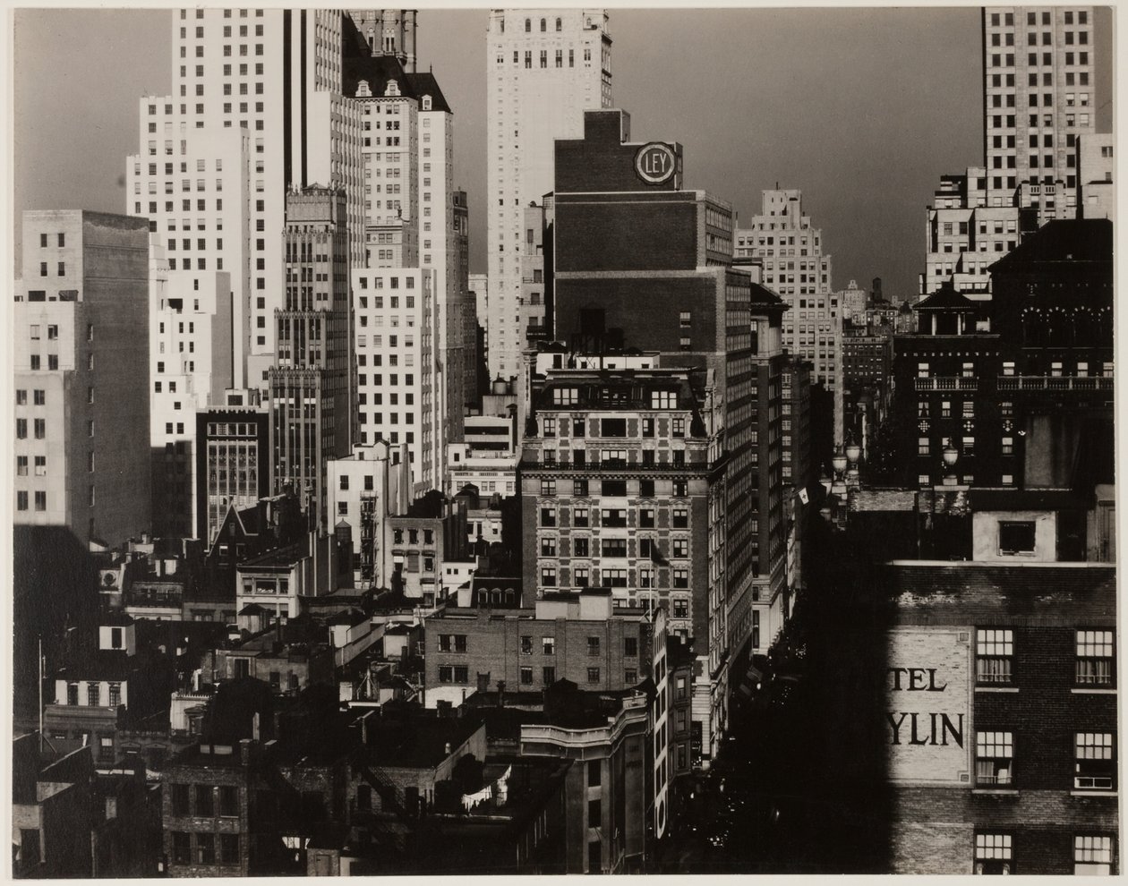 Von meinem Fenster bei An American Place, Norden von Alfred Stieglitz
