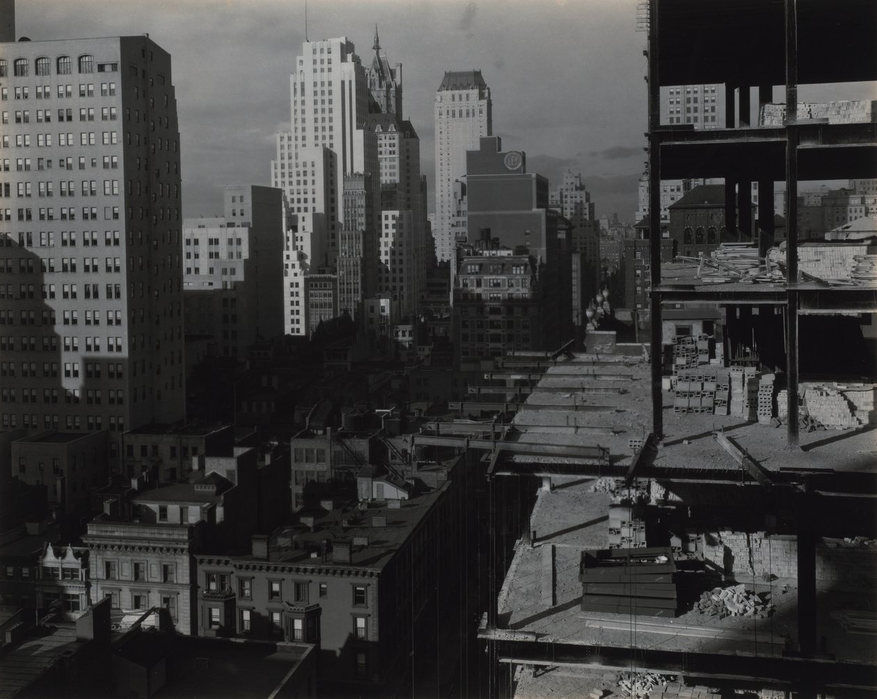 Von meinem Fenster bei An American Place, Norden von Alfred Stieglitz