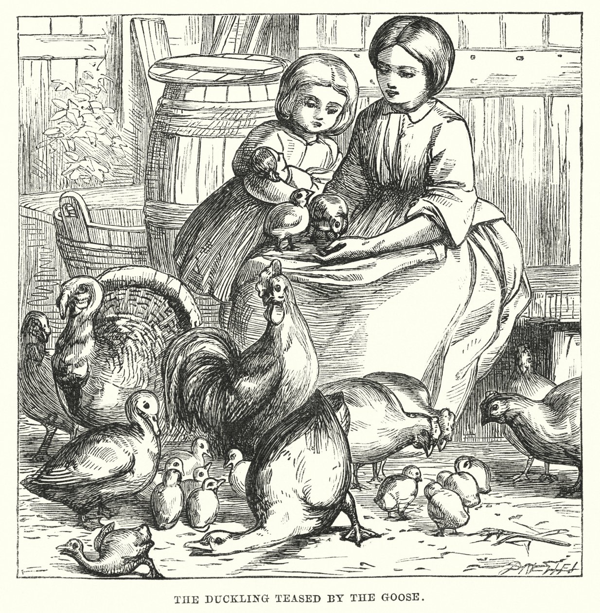 Hans Christian Andersen: Das hässliche Entlein von Alfred Walter (after) Bayes