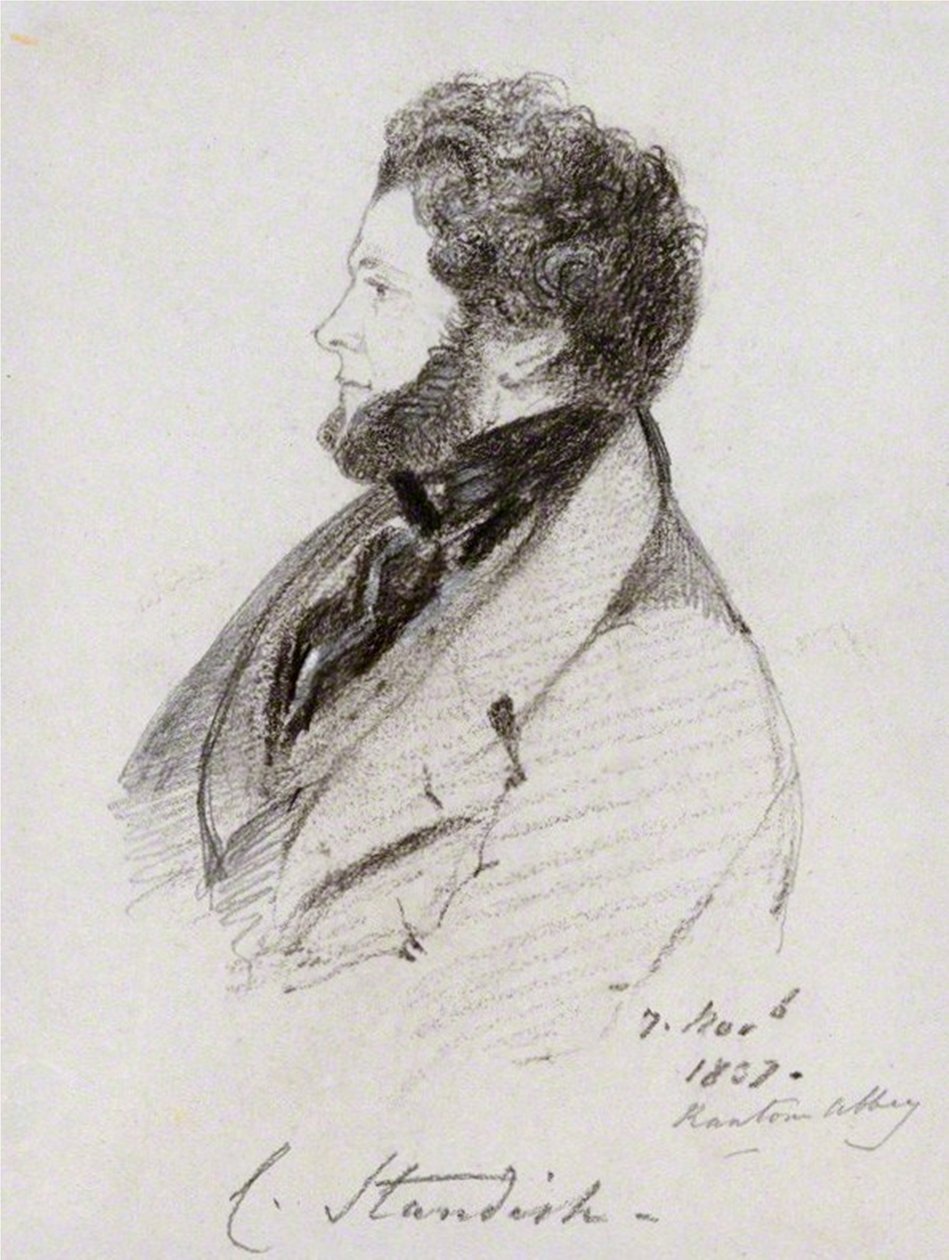 Porträt von Lord Charles Strickland Standish (1790-1863) von Alfred Graf D’Orsay von Alfred d