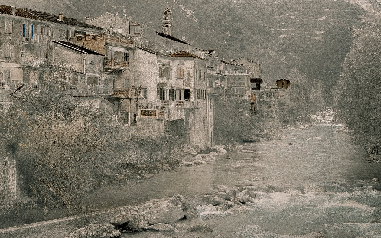 Flusstal in der Nähe von Soaorge von Alice Gur-Arie