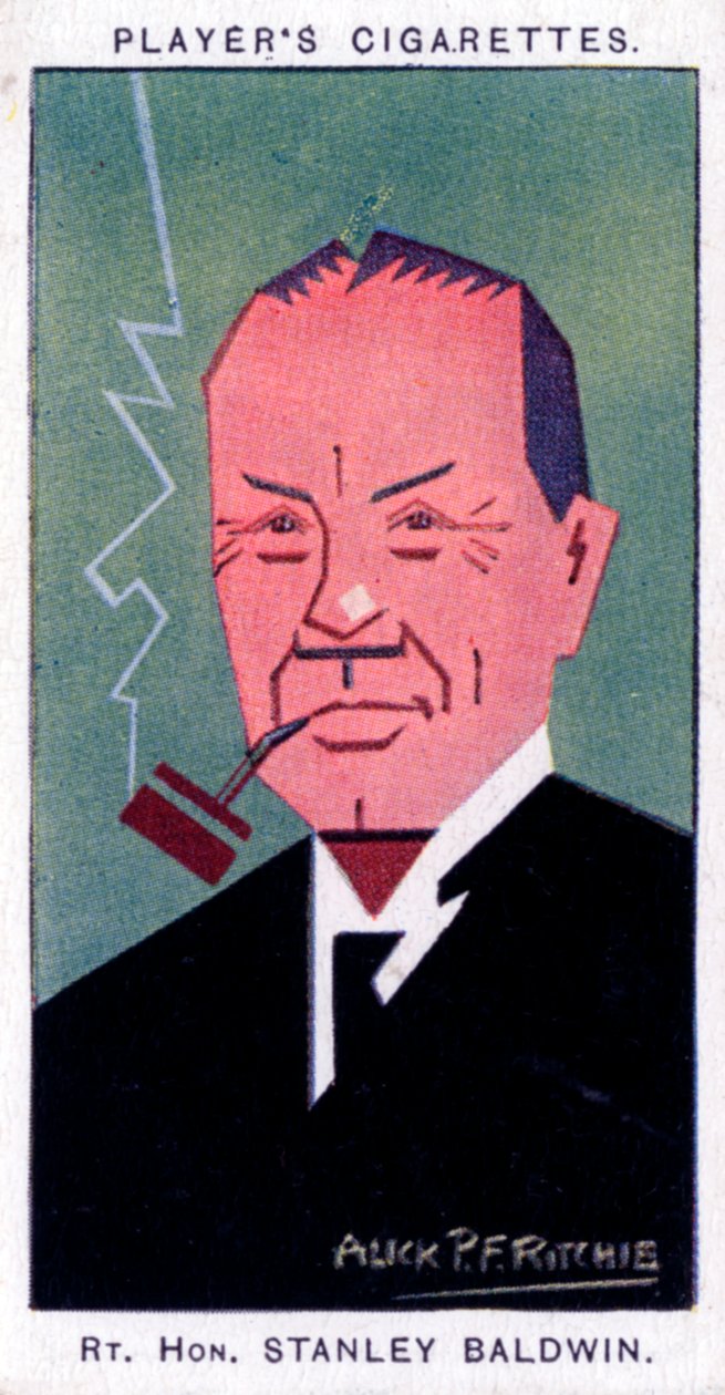 Stanley Baldwin, 1. Earl Baldwin, britischer Premierminister, 1926 von Alick P. F. Ritchie