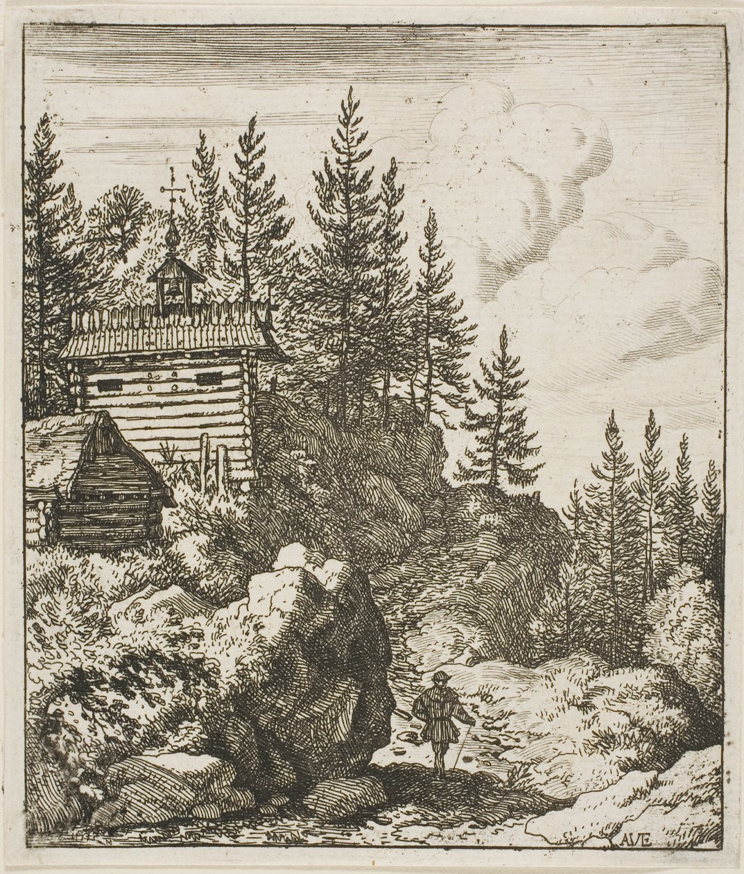 Die Kapelle von Allaert van Everdingen